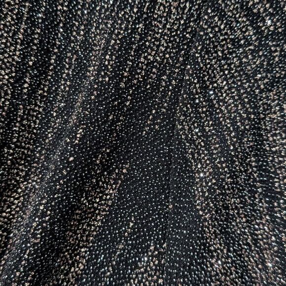 Marciano Alyssa Glittery Maxi Dress Front Slit Women's S - Jet Black Multi, NWT - Picture 8 of 13